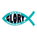 Jesus Fish: Glory Temporary Tattoo